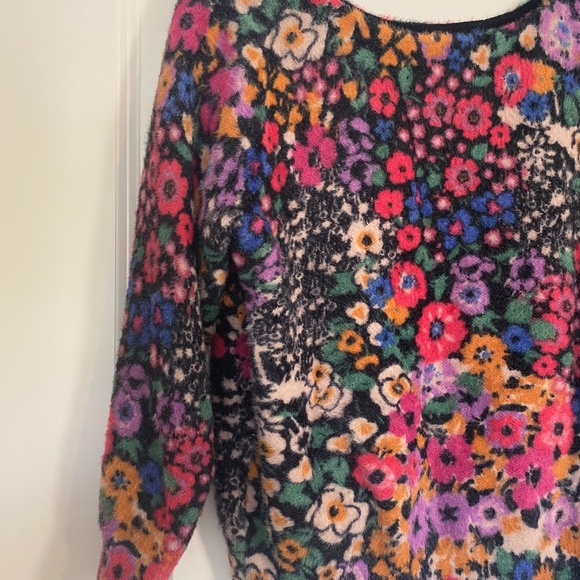 Anthropologie Floral Sweater - Picture 3 of 3